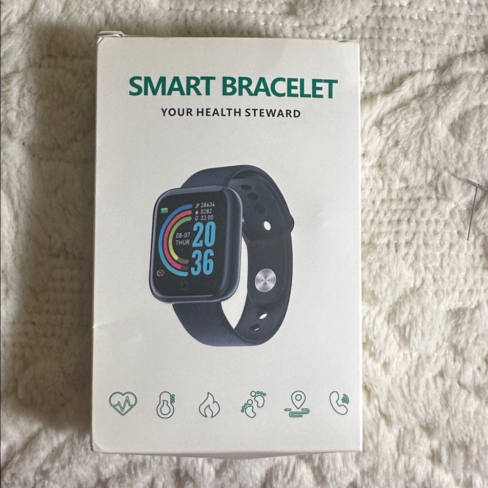 Smart Watch Bracelet .Heart rate,BP, step, inc. calls,FB,Twitter etc
